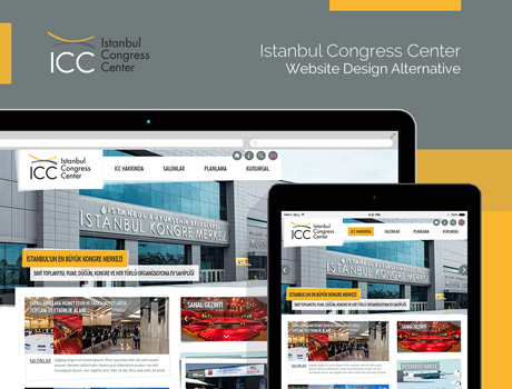 Istanbul Congress Center Website Design Alternative